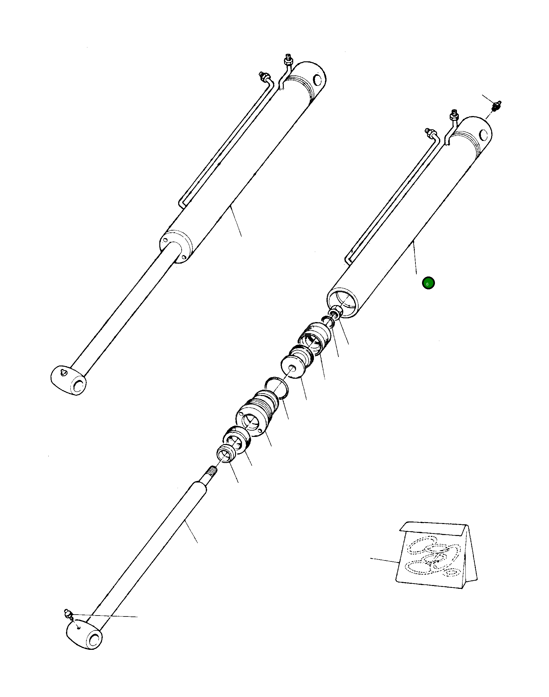Цилиндр UE3050043 Komatsu