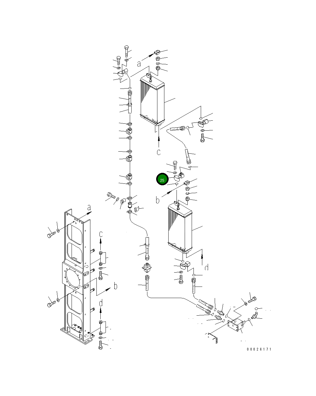 Трубка 19M-03-31681 Komatsu
