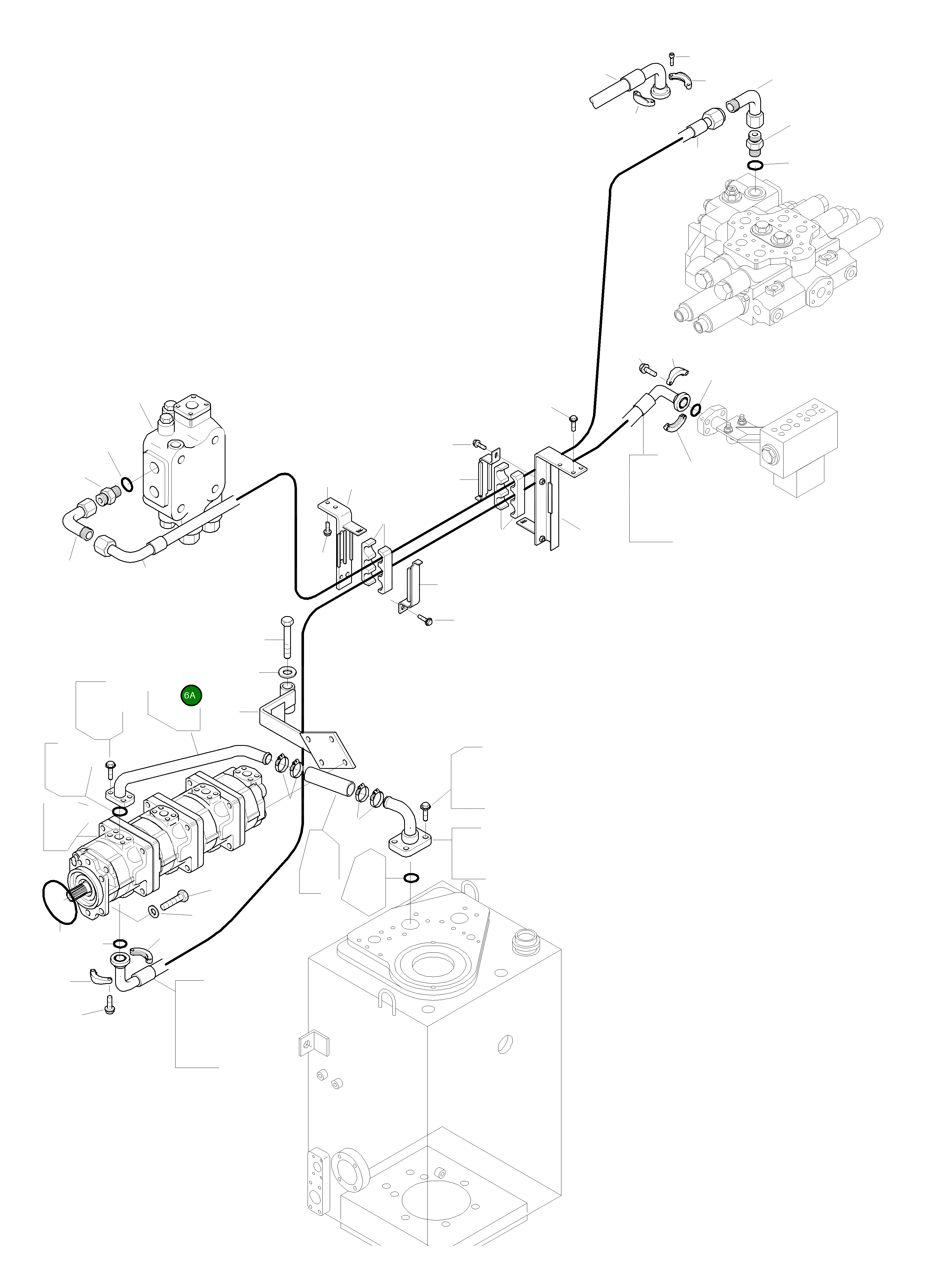 Труба 419-62-H3450 Komatsu