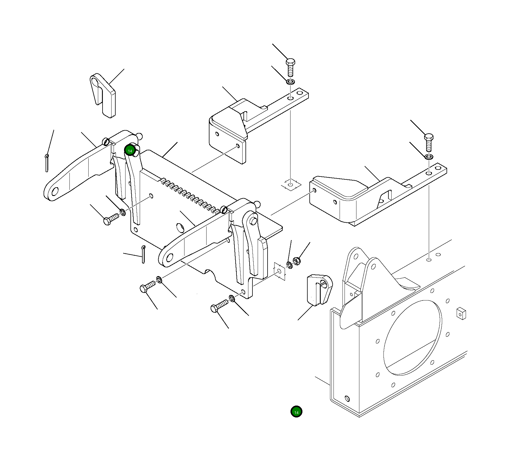 Уступ 37A-846-1360 Komatsu