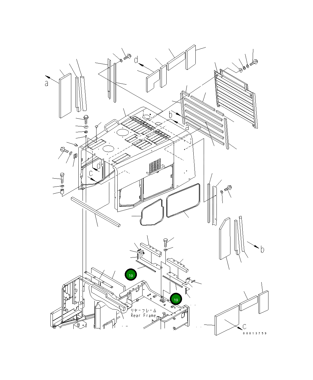 Уплотнение 425-54-16340 Komatsu