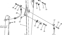 Шланг 07086-20405 Komatsu