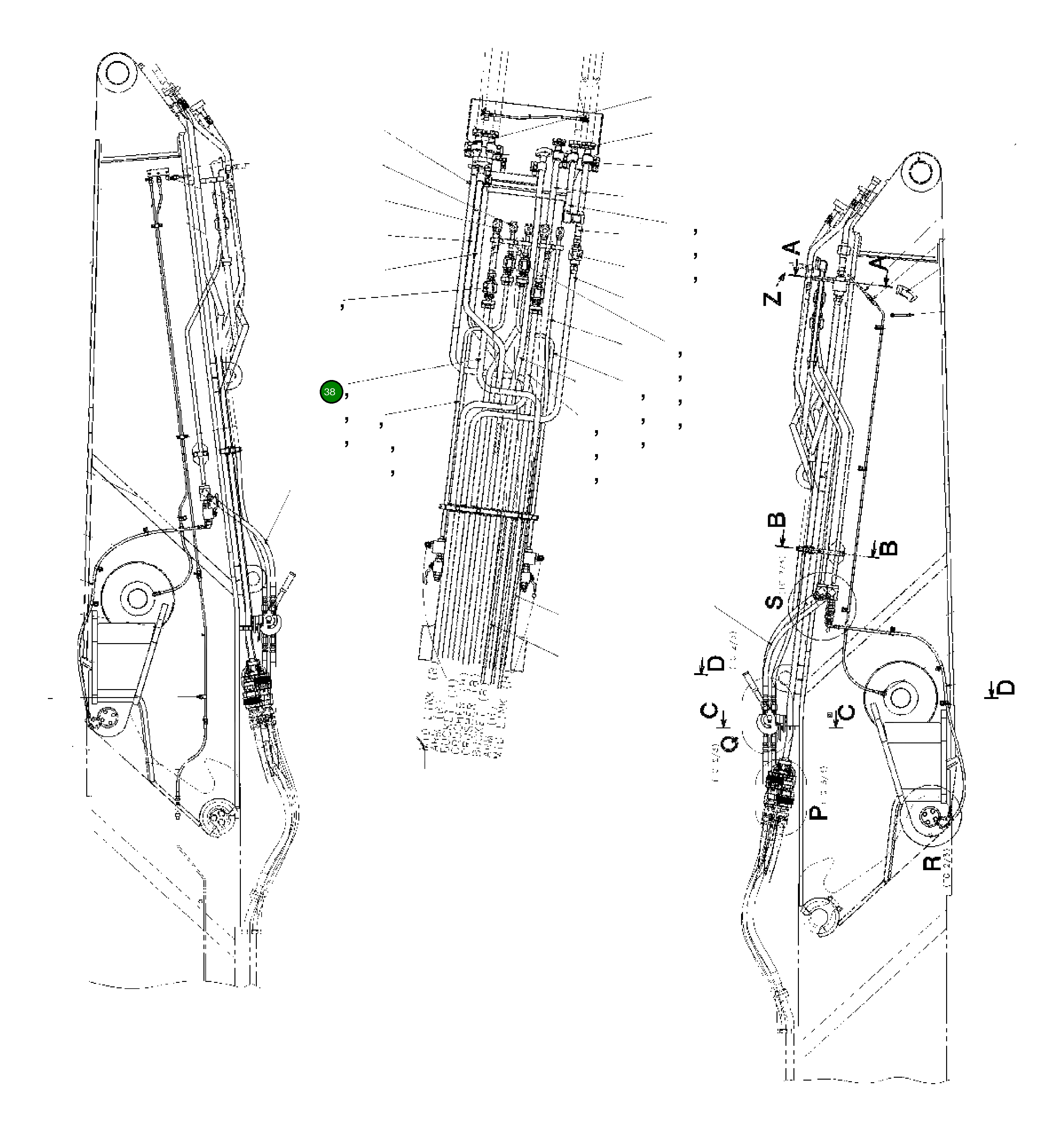 Трубка 208-62-KA970 Komatsu