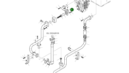 Труба 140-01166 Komatsu