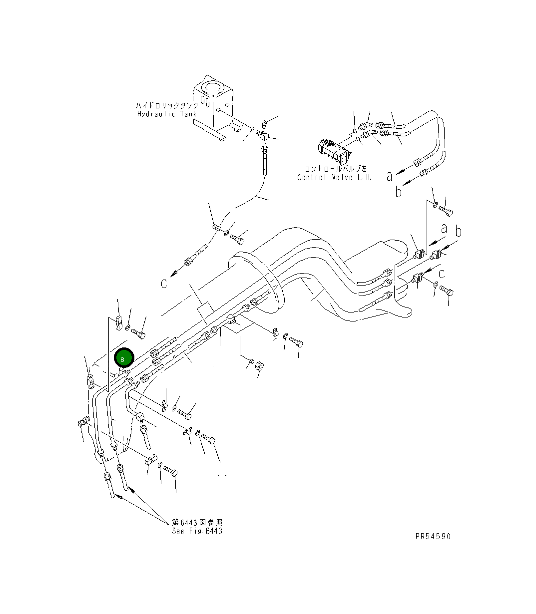 Трубка 235-60-33260 Komatsu