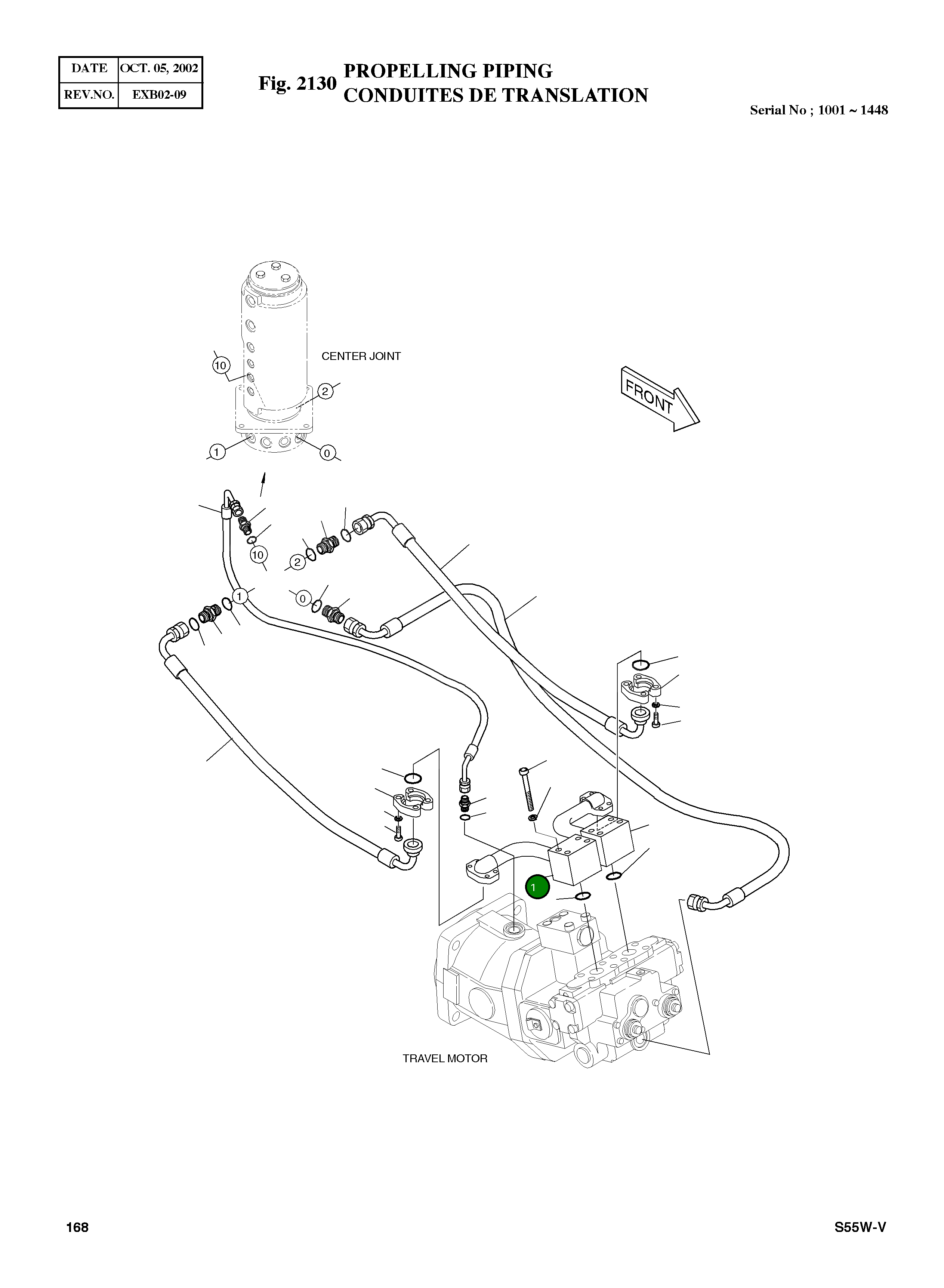 Труба 2140-1566B Komatsu