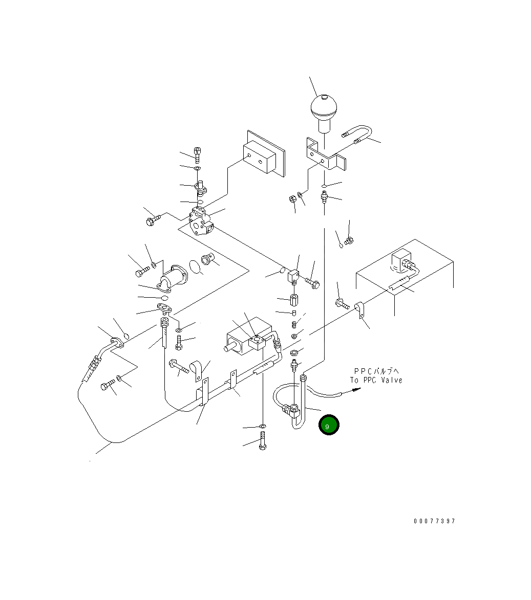 Трубка 417-43-28380 Komatsu