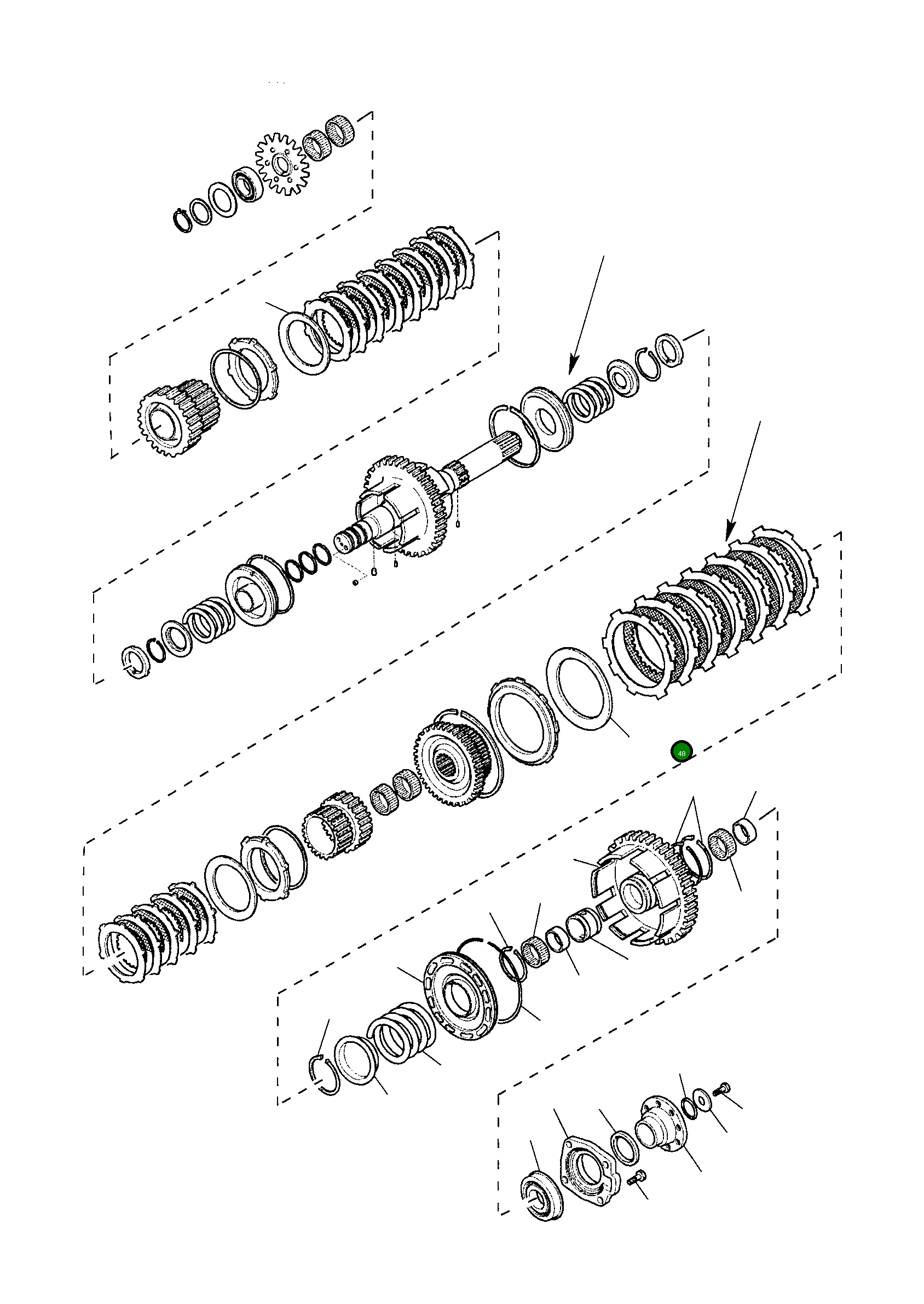 Тарельчатая пружинная шайба CAO140117 Komatsu