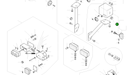 Фонарь указателя поворота 418-06-K2130 Komatsu