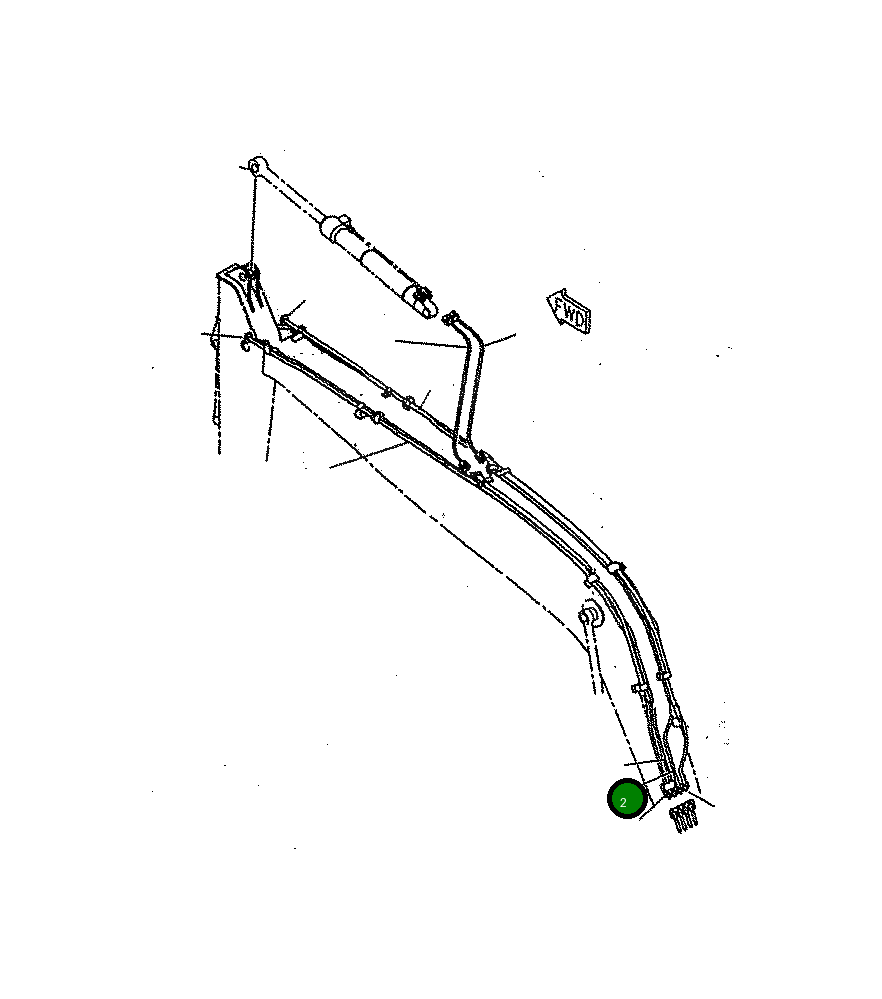 Трубка KVC-11-21440NK Komatsu