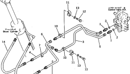 Трубка 20B-62-31540 Komatsu