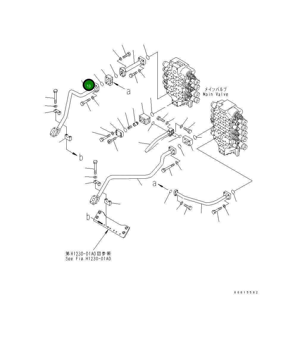 Трубка 209-62-73330 Komatsu