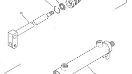 Цилиндр 707-11-50130 Komatsu