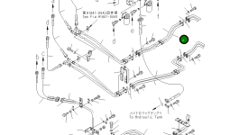 Трубка 21T-64-63140 Komatsu