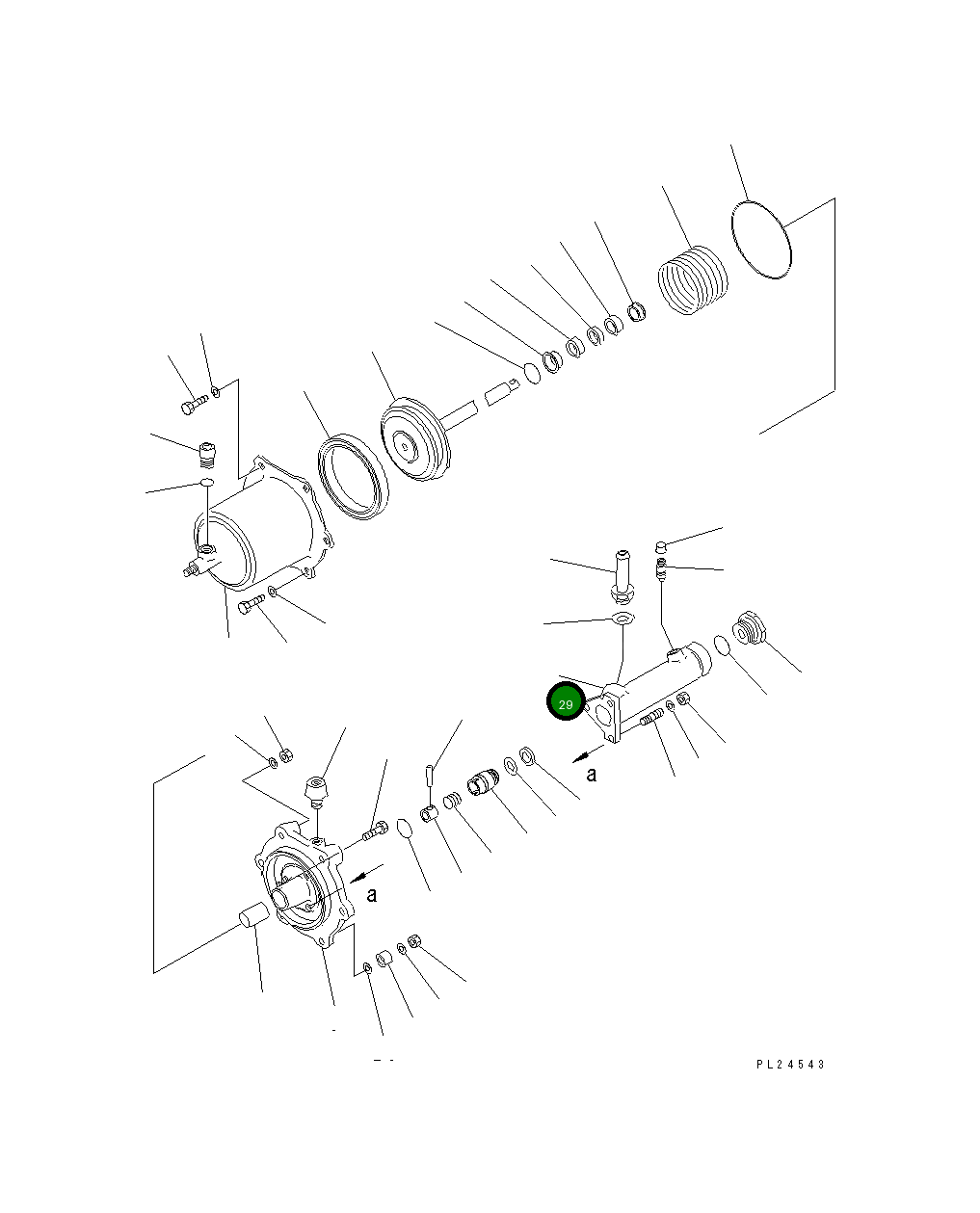 Цилиндр 567-35-41360 Komatsu