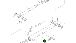 Цилиндр 20R-63-77343 Komatsu