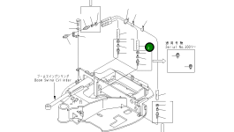 Трубка 22F-46-11441 Komatsu