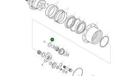 Упорная шайба FZD-8388-1-40 Komatsu