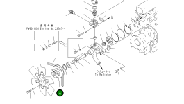 Шкив 6144-61-3610 Komatsu