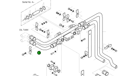 Труба 2183-3861A Komatsu