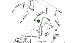 Трубка 427-35-13371 Komatsu