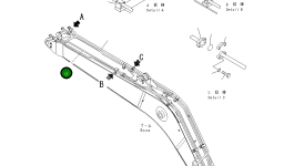 Трубка 20E-62-K2630 Komatsu