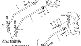 Трубка 209-62-52251 Komatsu