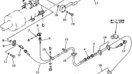 Шланг 07103-20349 Komatsu