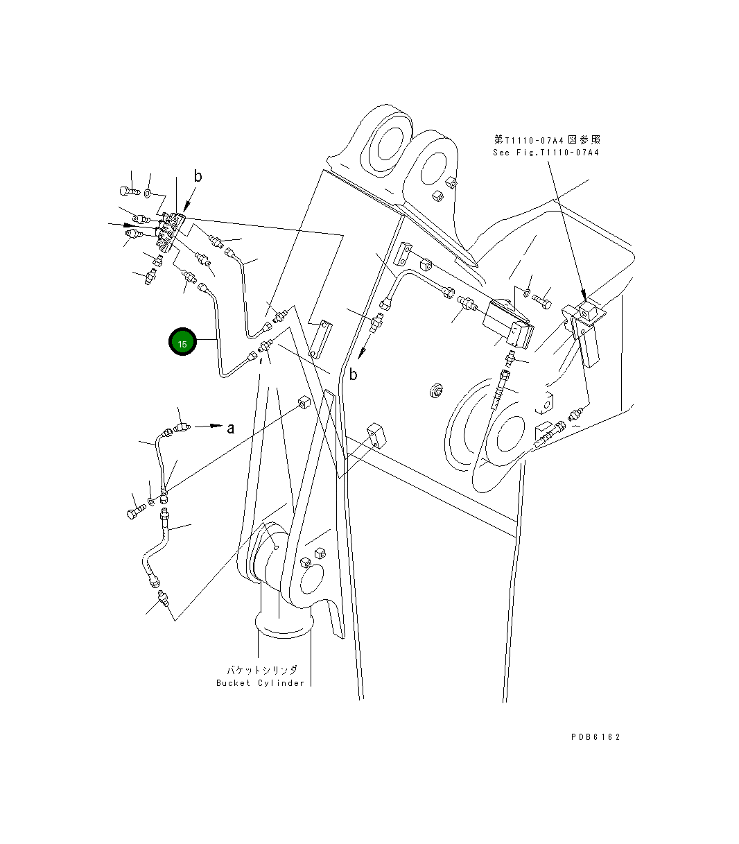 Трубка 208-70-65751 Komatsu