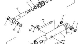 Цилиндр 20N-63-57240 Komatsu