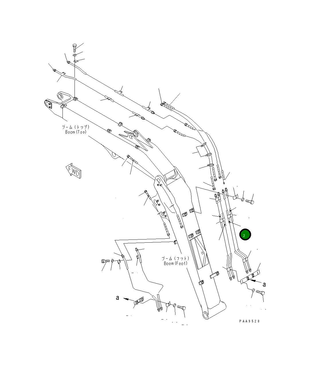 Трубка 201-946-7240 Komatsu