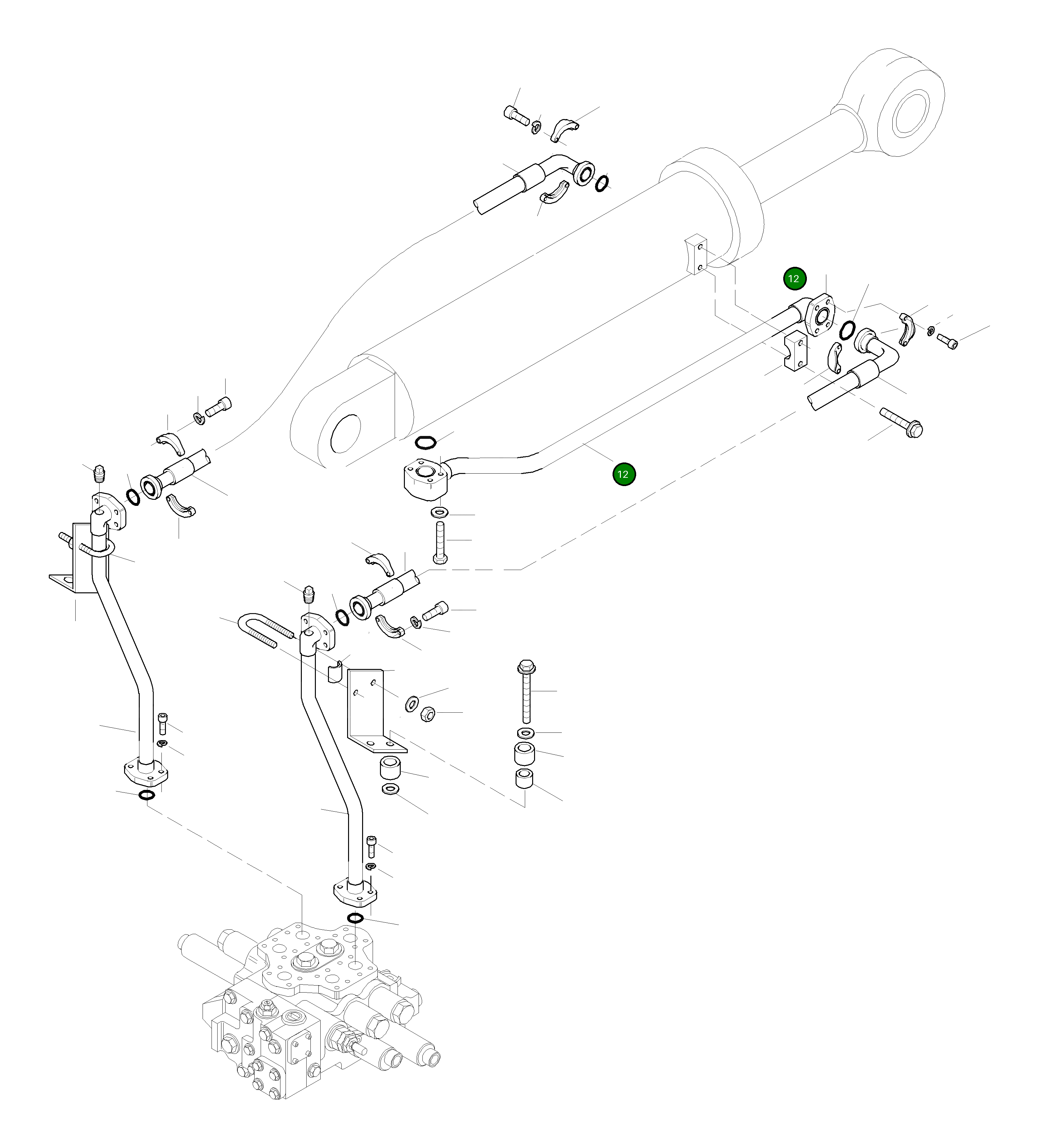 Труба 421-62-H3480 Komatsu