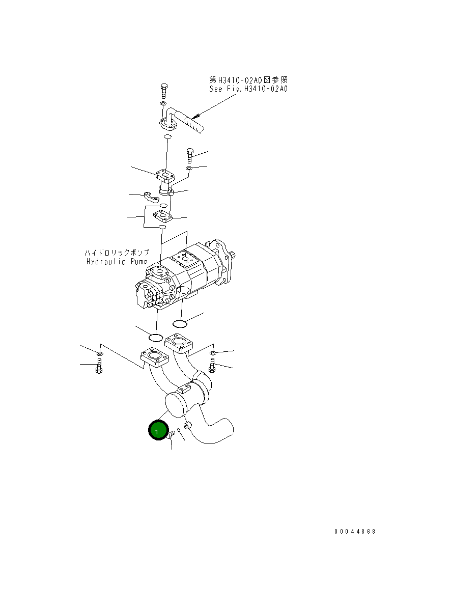 Трубка 569-61-88230 Komatsu