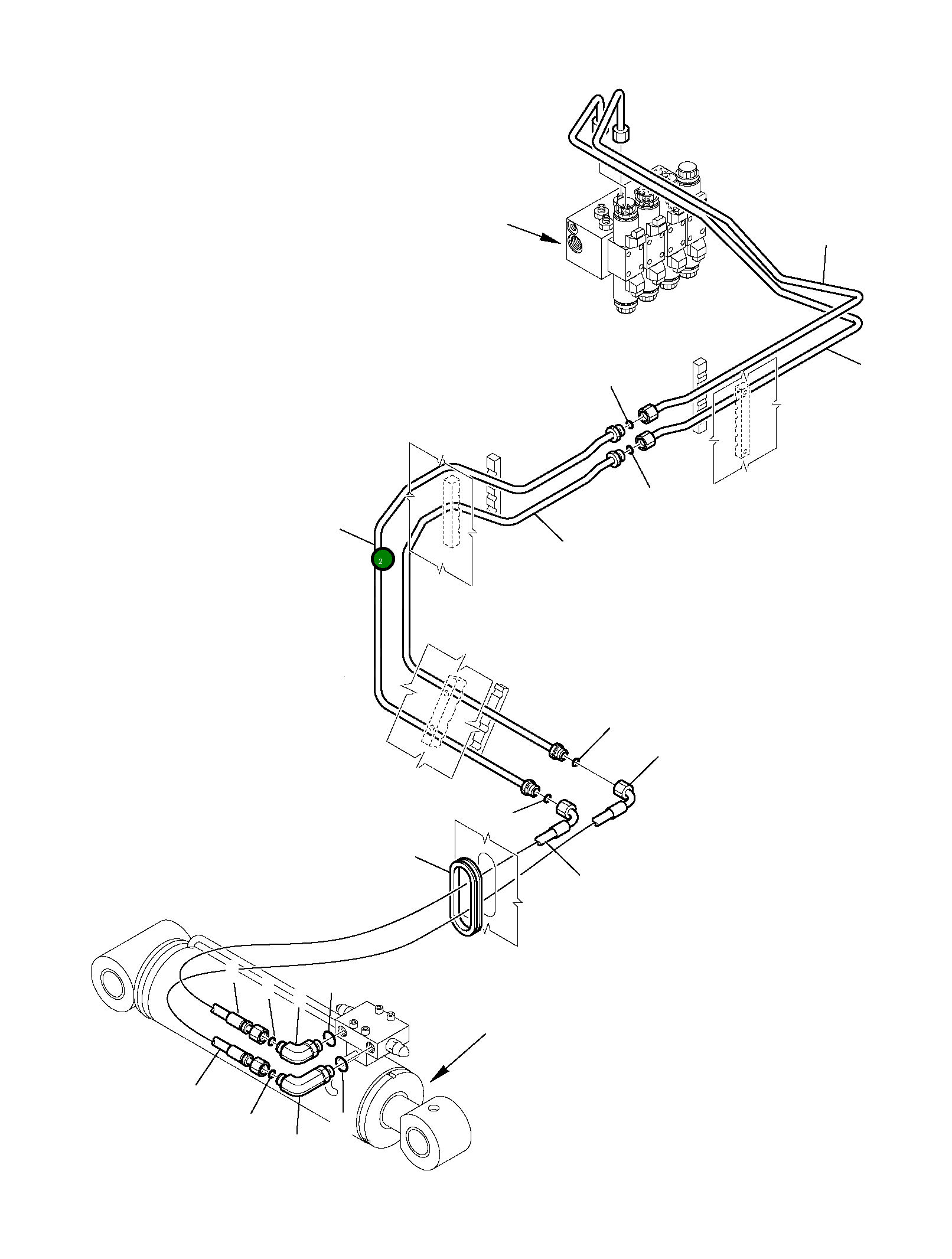 Труба 395-62-13102 Komatsu