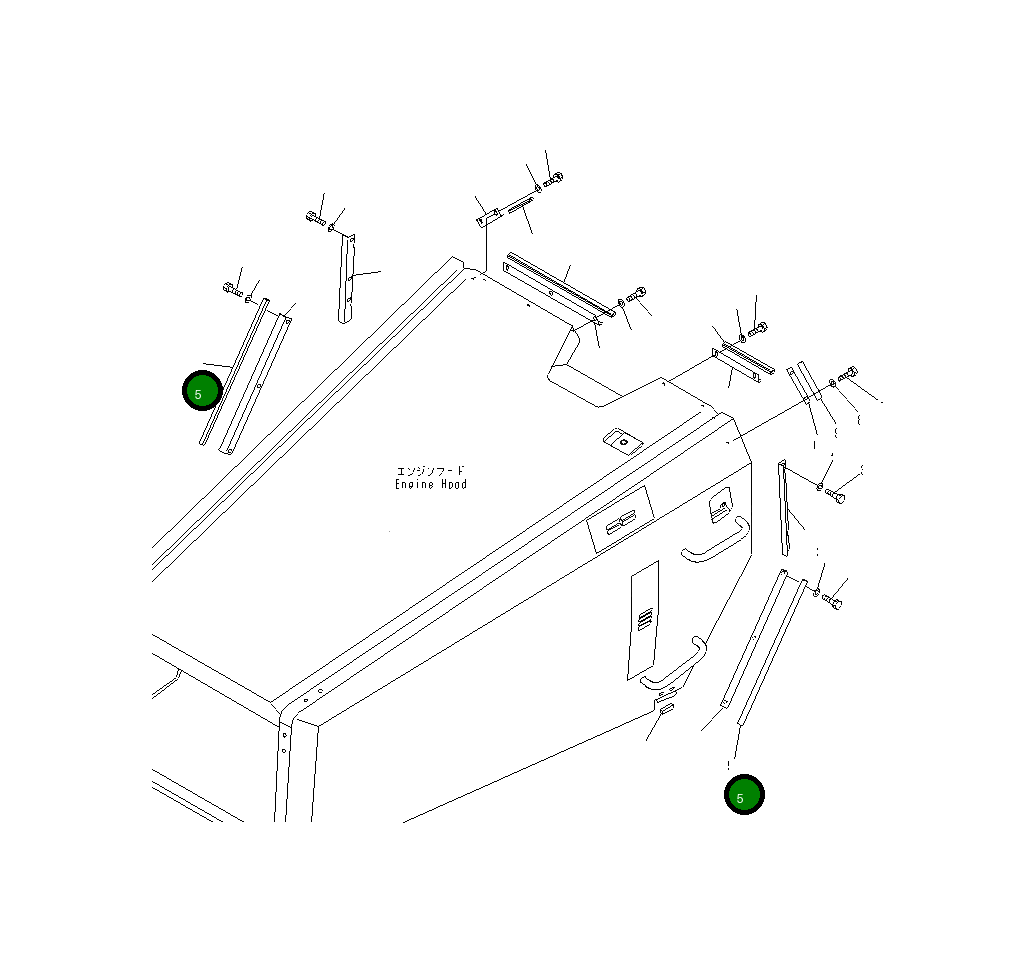 Уплотнение 56D-54-21370 Komatsu