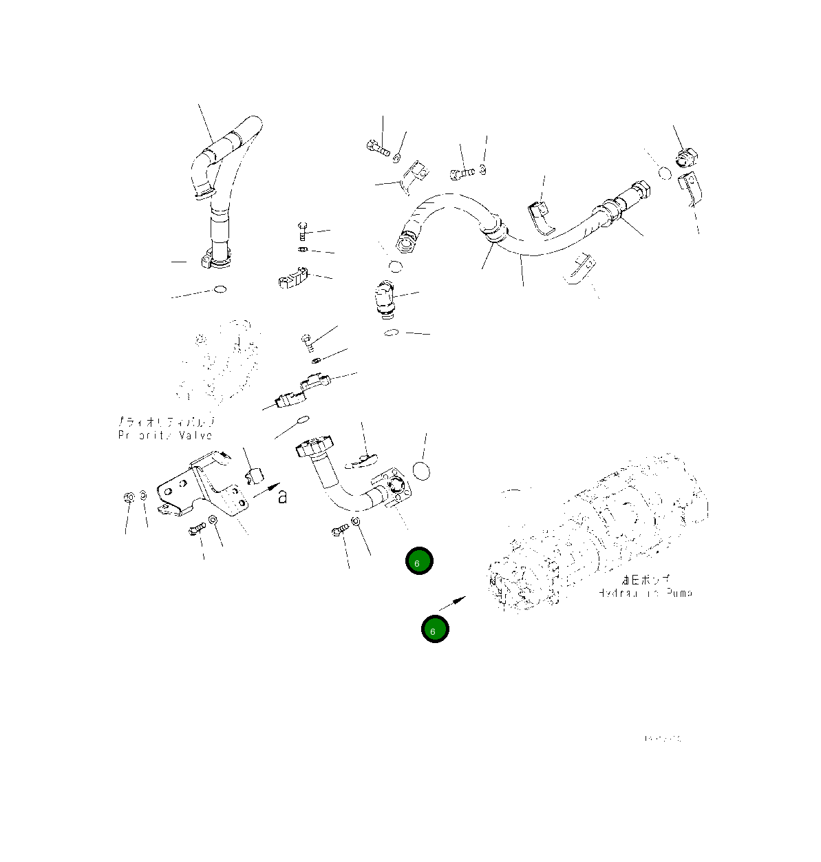 Трубка 418-62-55510 Komatsu