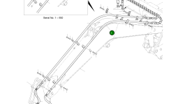 Труба 2182-1701 Komatsu
