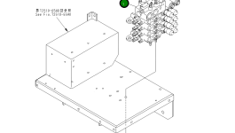 Управляющий клапан MH355S70100000 Komatsu