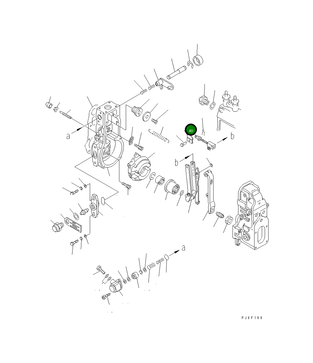 Тяга DK154235-4720 Komatsu