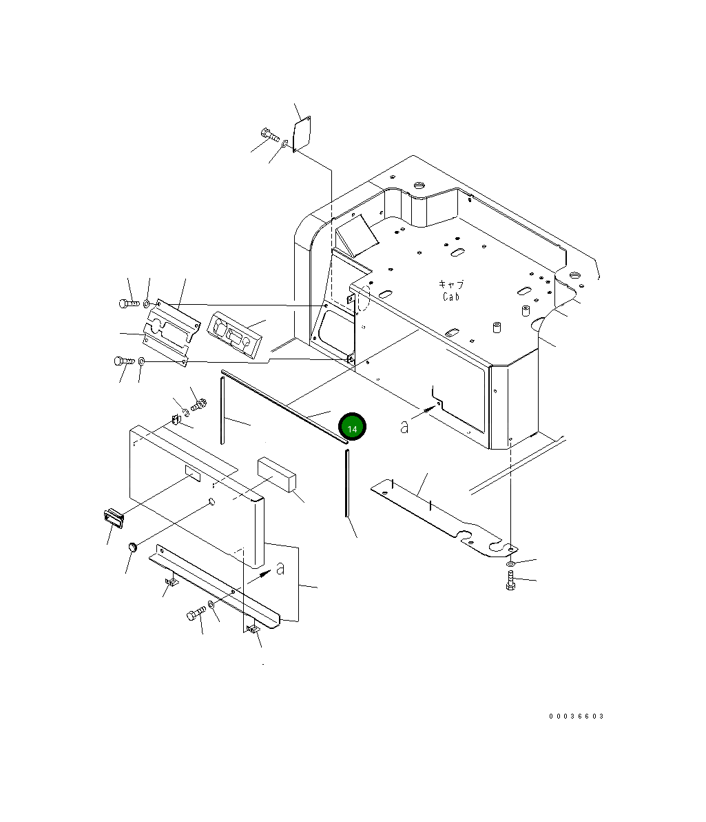 Уплотнение 22M-54-27940 Komatsu