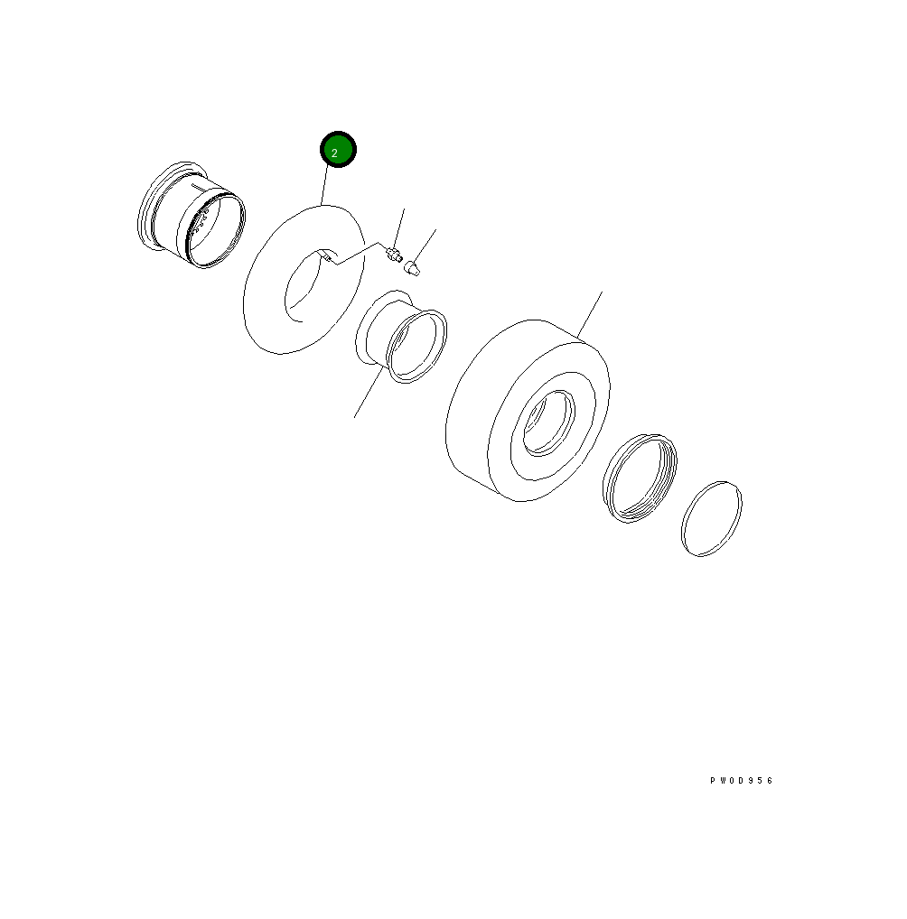 Трубка 423-30-11230 Komatsu