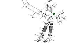Трубка 561-02-81232 Komatsu