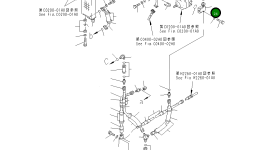 Трубка 19M-03-11970 Komatsu