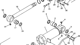 Цилиндр 195-63-44340 Komatsu