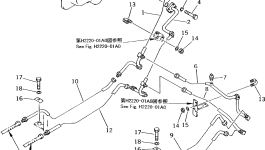 Трубка 130-62-82750 Komatsu