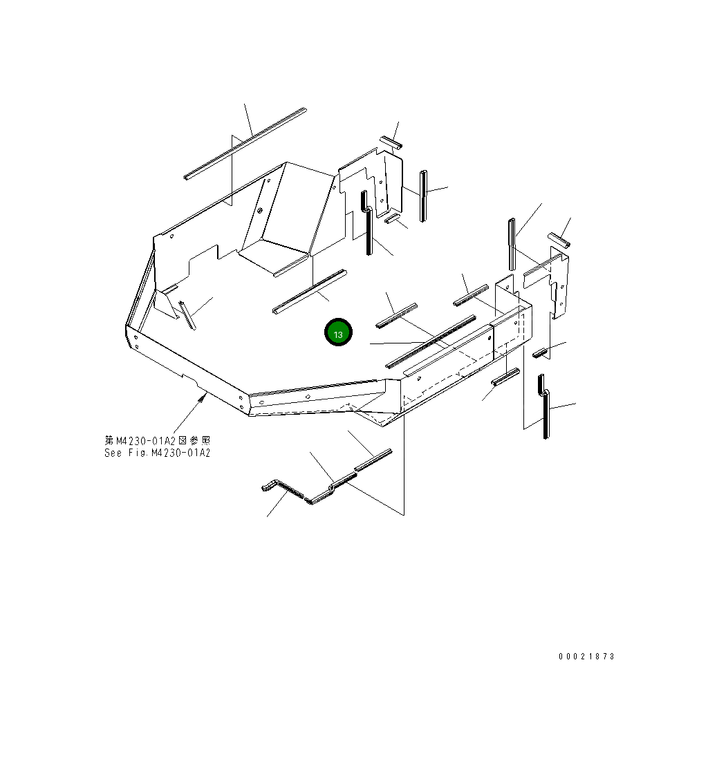 Уплотнение 421-54-21290 Komatsu