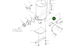 Стойка 6136-65-8541 Komatsu