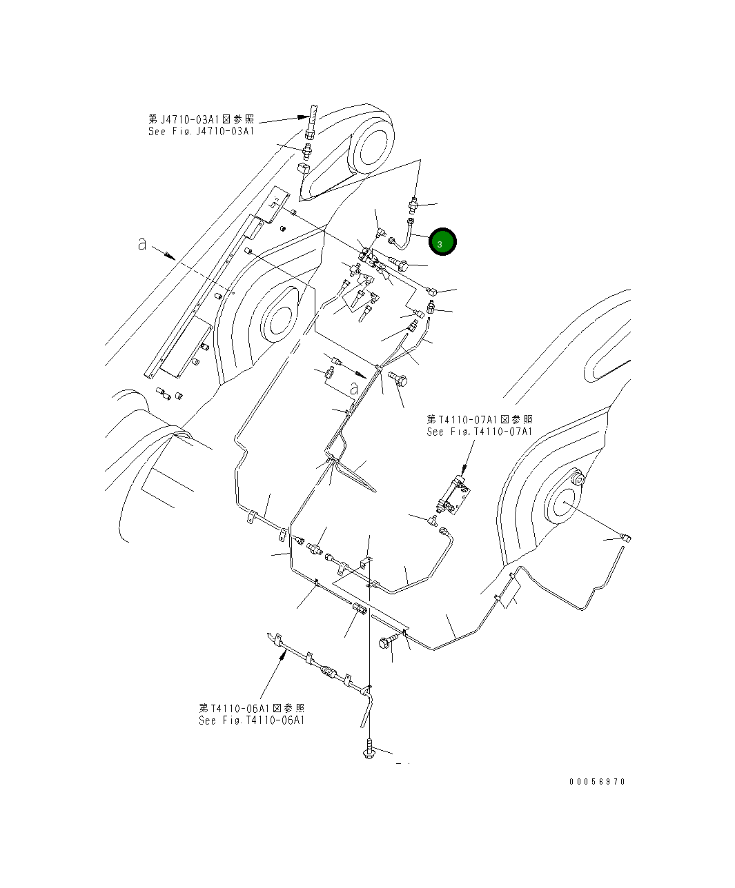 Трубка 427-S95-3850 Komatsu