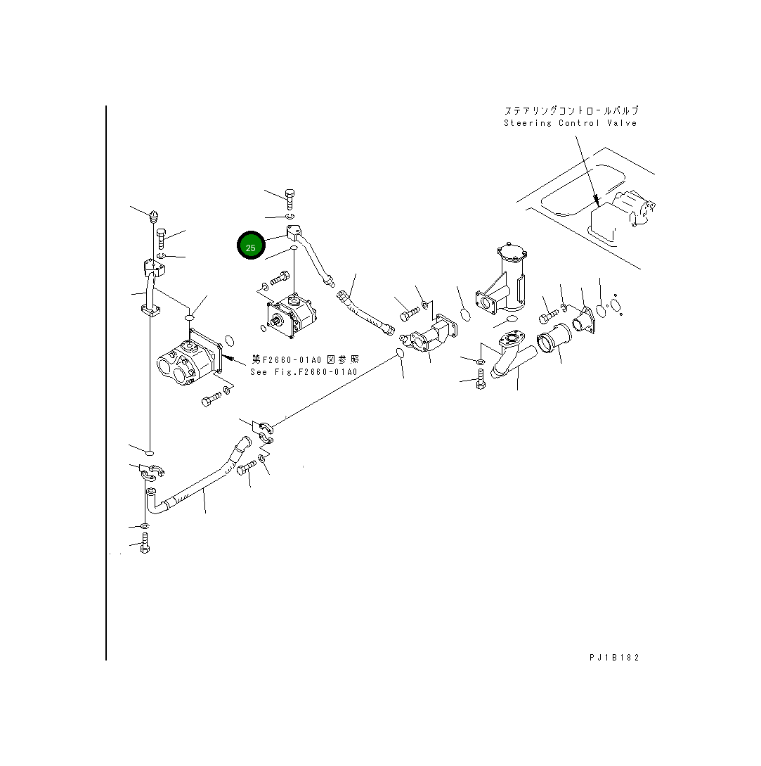 Трубка 176-49-41221 Komatsu