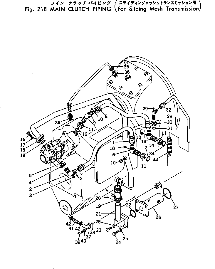 Шланг 07104-20504 Komatsu